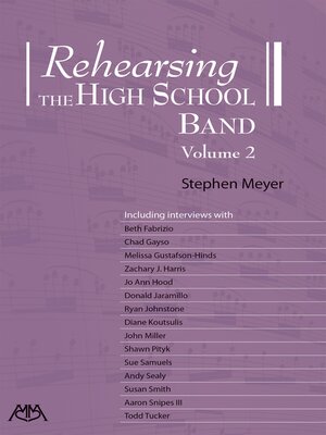 cover image of Rehearsing the High School Band